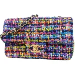 シャネル マトラッセ チェーンショルダーバッグ ツイード