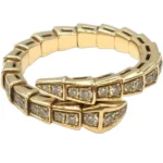 ブルガリ セルペンティヴァイパー リング Au750