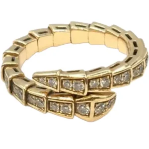 ブルガリ セルペンティヴァイパー リング Au750