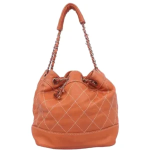 シャネル ワイルドステッチ ショルダーバッグ レザー