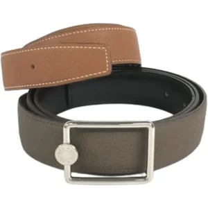 エルメス セリエ オスカー ベルト レザー O刻印 シルバー金具