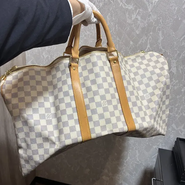 ルイ・ヴィトン　キーポル　ダミエ・アズール