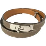 エルメス ベルト レザー D刻印 シルバー金具