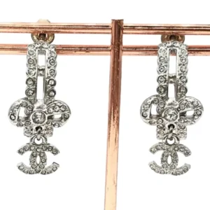 シャネル リボン ピアス イヤリング