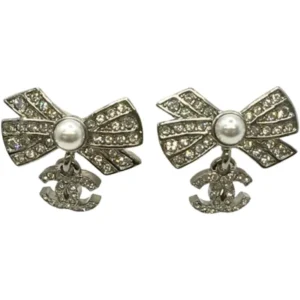 シャネル リボン ピアス イヤリング