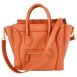 セリーヌ ラゲージナノ ハンドバッグ レザー