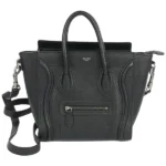 セリーヌ ラゲージナノ ハンドバッグ レザー