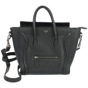 セリーヌ ラゲージナノ ハンドバッグ レザー