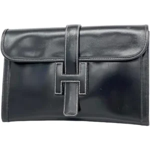 エルメス ジジェPM クラッチバッグ レザー ○R刻印