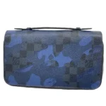 ルイ・ヴィトン ダミエコバルト カモフラージュ ジッピーXL 財布 N63287