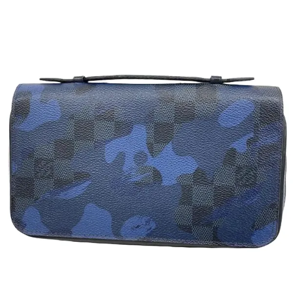 ルイ・ヴィトン ダミエコバルト カモフラージュ ジッピーXL 財布 N63287