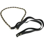 シャネル チェーンベルト レザー メタル