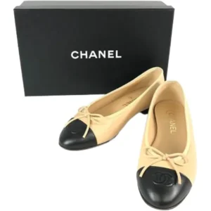 シャネル バレエシューズ レザー
