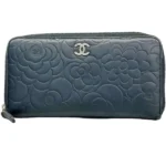 シャネル カメリア 財布 ラムスキン