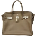 エルメス バーキン30 ハンドバッグ レザー D刻印 シルバー金具