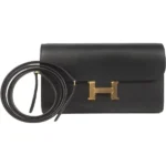 エルメス コンスタンストゥーゴー ショルダーバッグ レザー Y刻印 ゴールド金具