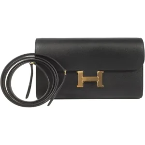 エルメス コンスタンストゥーゴー ショルダーバッグ レザー Y刻印 ゴールド金具