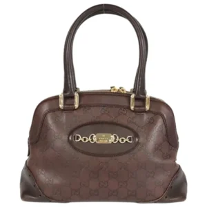 グッチ グッチシマ ハンドバッグ レザー