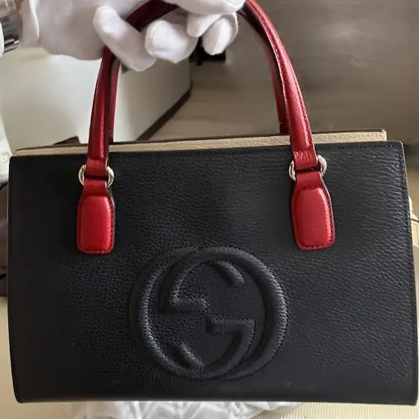 グッチ　ソーホー　トップハンドルバッグ