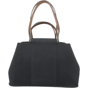 エルメス カバックエランPM トートバッグ キャンバス □L刻印 シルバー金具