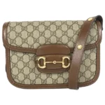 グッチ ホースビット GGスプリーム ショルダーバッグ PVC レザー