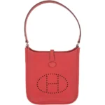 エルメス エブリンTPMショートストラップ ハンドバッグ レザー □I刻印 シルバー金具