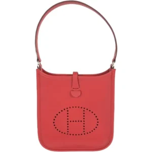 エルメス エブリンTPMショートストラップ ハンドバッグ レザー □I刻印 シルバー金具