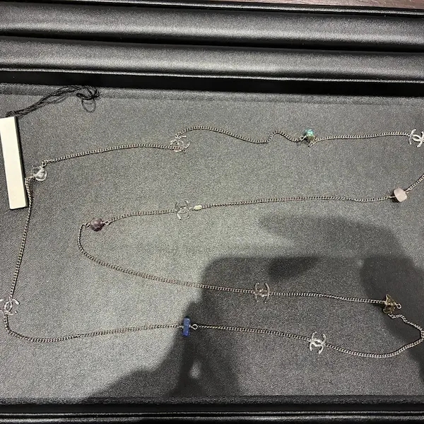 シャネル　ココマーク　ロングネックレス