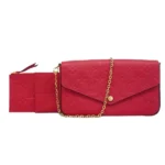 ルイ・ヴィトン モノグラムアンプラント ポシェットフェリシー チェーンウォレット M63700