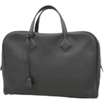 エルメス ヴィクトリア2 12H ブリーフケース レザー D刻印 シルバー金具