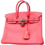 エルメス バーキン25 ハンドバッグ レザー A刻印 シルバー金具