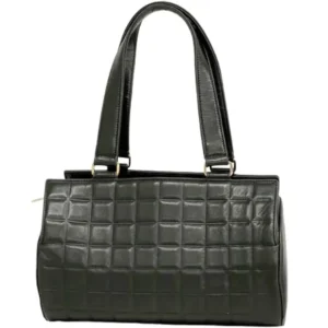 シャネル チョコバー ハンドバッグ ラムスキン