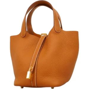 エルメス ピコタンロックPM ハンドバッグ レザー K刻印 ゴールド金具