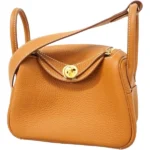 エルメス リンディミニ ショルダーバッグ レザー B刻印 ゴールド金具