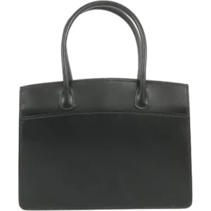 エルメス ホワイトバスTPＭ ハンドバッグ レザー ゴールド金具