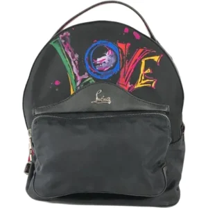 クリスチャン・ルブタン リュックサック ナイロン レザー