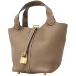 エルメス ピコタンロックPM ハンドバッグ レザー B刻印 ゴールド金具