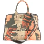 サルヴァトーレ・フェラガモ トートバッグ キャンバス