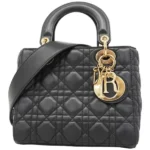 ディオール カナージュ レディディオール ハンドバッグ レザー