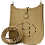 エルメス エブリンTPM ショルダーバッグ レザー K刻印 シルバー金具