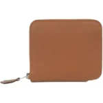 エルメス アザップコンパクトシルクイン コインケース レザー W刻印 シルバー金具