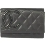 シャネル カンボン 財布 カーフスキン