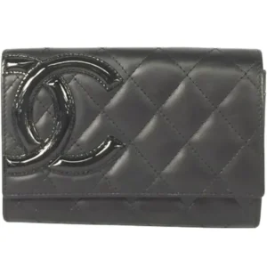 シャネル カンボン 財布 カーフスキン