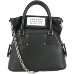 メゾンマルジェラ 5ACマイクロ ハンドバッグ レザー