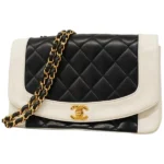 シャネル ダイアナ チェーンショルダーバッグ ラムスキン