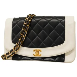 シャネル ダイアナ チェーンショルダーバッグ ラムスキン