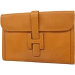 エルメス ジジェPM クラッチバッグ レザー ○V刻印