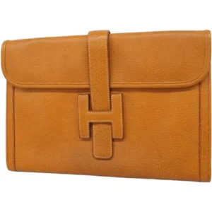 エルメス ジジェPM クラッチバッグ レザー ○V刻印