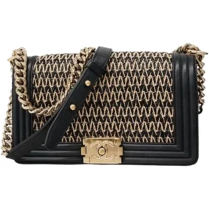 シャネル ボーイシャネル ショルダーバッグ ラムスキン