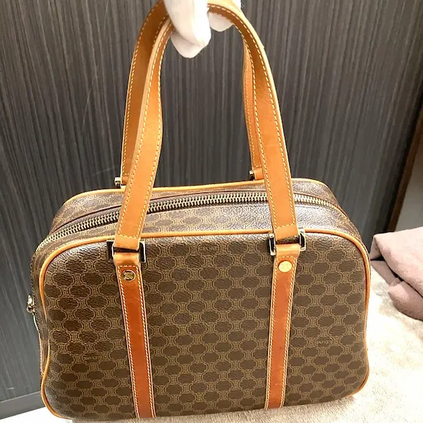 セリーヌ　マカダム　ミニボストンバッグ